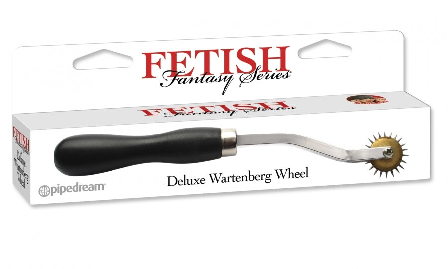 [Damaged Packaging Sale]Fetish Fantasy Series Deluxe Wartenberg Wheel - Black/Silver/Gold