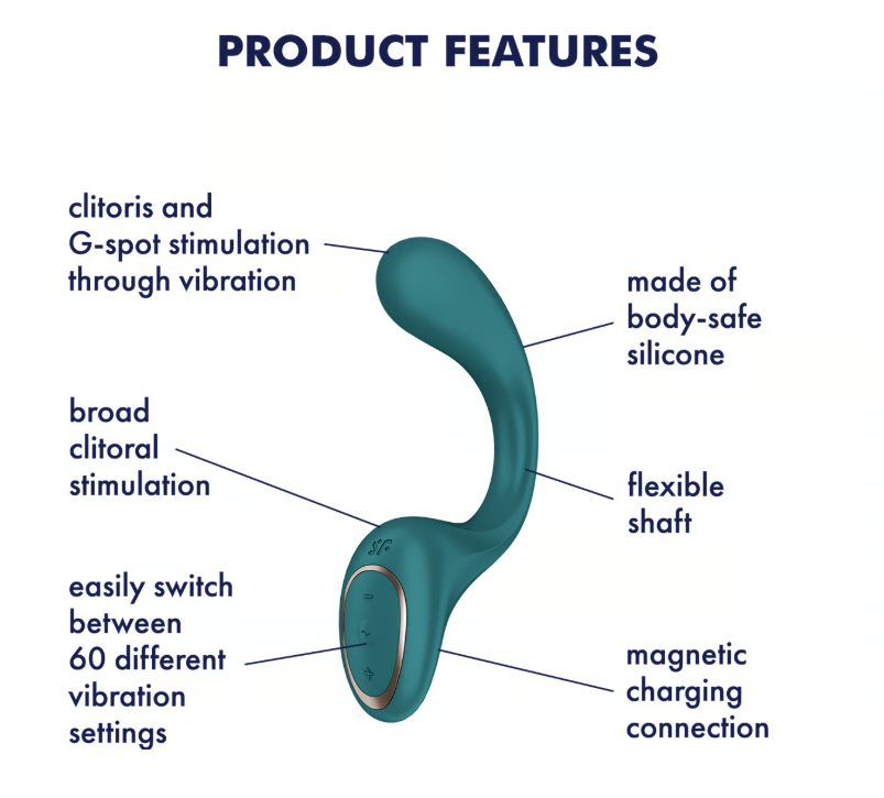 Satisfyer G for Goddess 2 Bottle Green