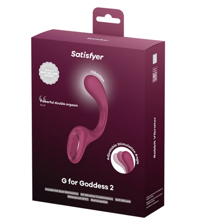 Satisfyer G for Goddess 2 Wine Red