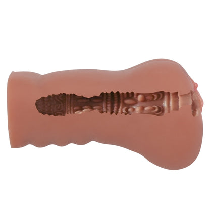 Stroke It Liquid Silicone Juicy Pussy - Brown