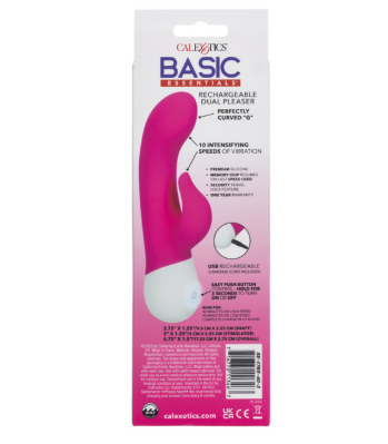 Basic Essentials Rechargeable Dual Pleaser