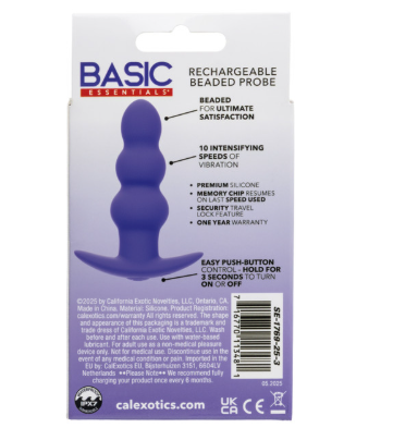 Basic Essentials Rechargeable Beaded Probe