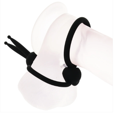 Alpha Liquid Silicone Dual Lasso - Black