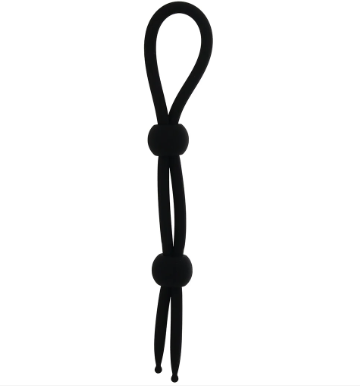 Alpha Liquid Silicone Dual Lasso - Black