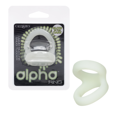 Alpha Liquid Silicone Snug Tugger - Glow-In-The-Dark