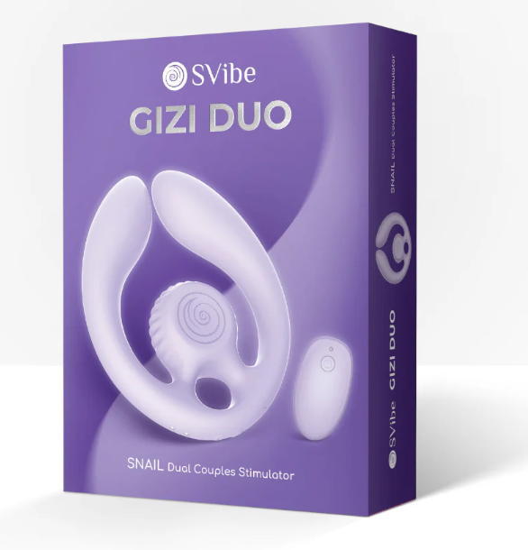 SVibe Snail GIZI Duo Couples Stimulator Lilac