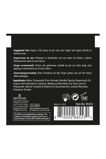 Sensuva - Tush Tingle Anal Stimulation Gel 6mL Single Use Packet