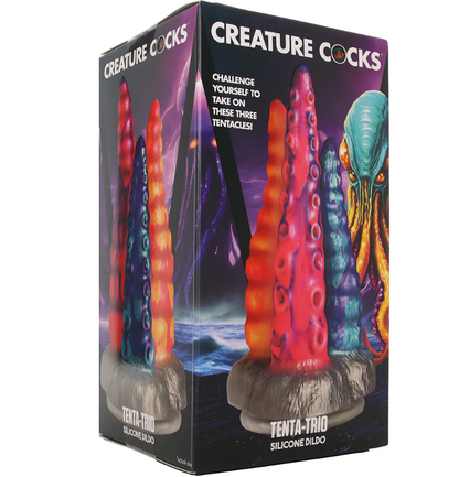 Creature Cocks - Tentacle Trio - Silicone Dildo