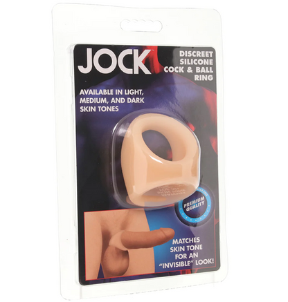 Jock - Silicone Cock & Ball Ring - Light