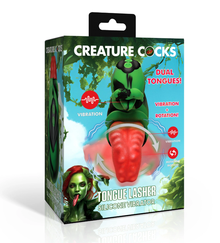 Creature Cocks - Tongue Lasher Silicone Vibrator