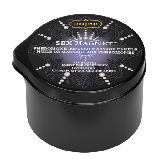 Kama - Sex Magnet Pheromone Blue LotusMassage Candle 2oz/59g