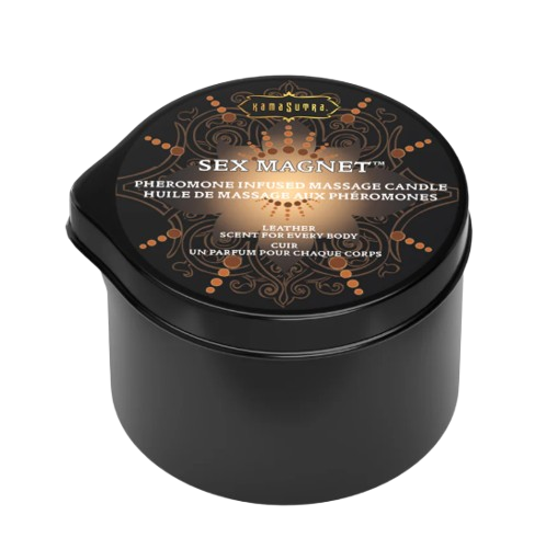 Kama - Sex Magnet Pheromone LeatherMassage Candle 6oz/170g