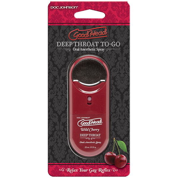 GoodHead To-Go - Deep Throat Spray - Wild Cherry (.33 fl.oz.)
