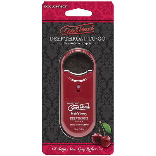 GoodHead To-Go - Deep Throat Spray - Wild Cherry (.33 fl.oz.)
