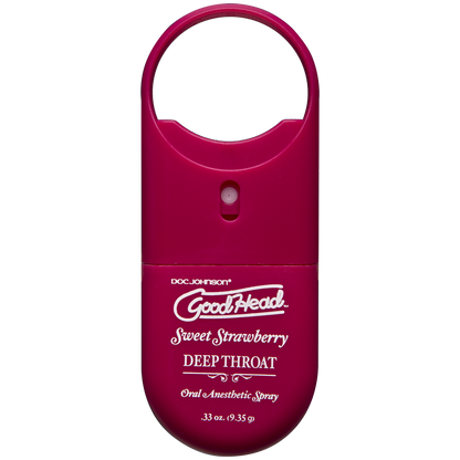 GoodHead - Deep Throat Spray To-Go - Strawberry (.30 fl.oz.)