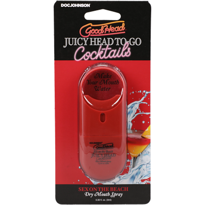 GoodHead - Juicy Head - Cocktails - Dry Mouth Spray To-Go - Sex on the Beach - .30 fl. oz.