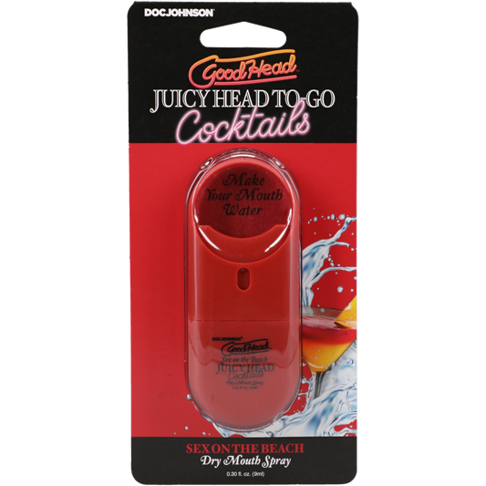 GoodHead - Juicy Head - Cocktails - Dry Mouth Spray To-Go - Sex on the Beach - .30 fl. oz.