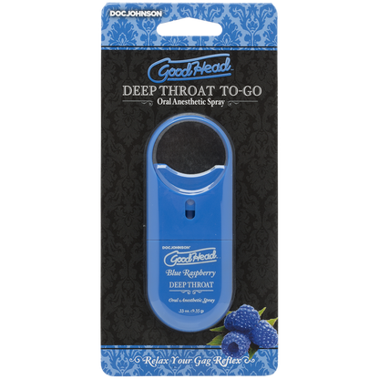GoodHead - Deep Throat Spray To-Go - Blue Raspberry (.30 oz.)