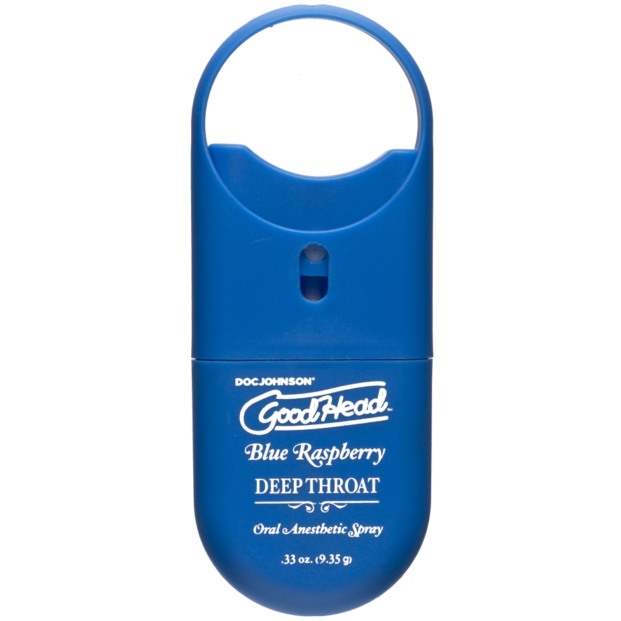 GoodHead - Deep Throat Spray To-Go - Blue Raspberry (.30 oz.)
