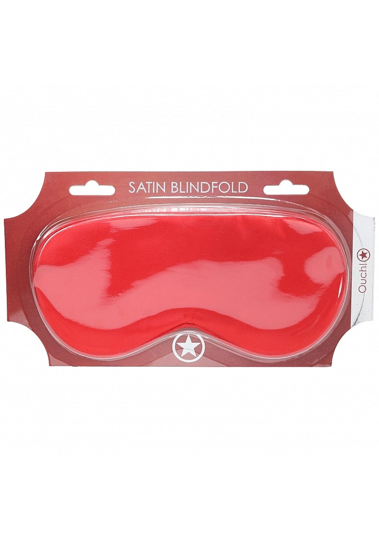 Shots - Ouch! - Satin Mask - Red