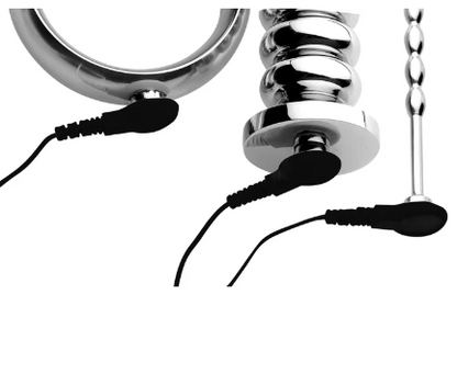 Zeus Electrosex - Deluxe Voltaic For Him Stainless Steel E-stim Kit
