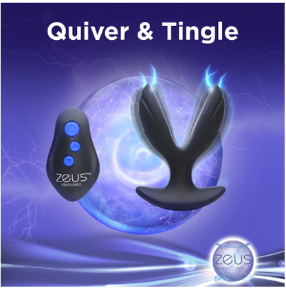 Zeus Electrosex - Electro-Spread 64X Vibrating & E-Stim Silicone Butt Plug