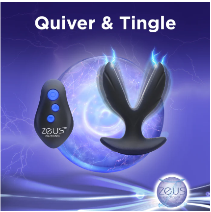 Zeus Electrosex - Electro-Spread 64X Vibrating & E-Stim Silicone Butt Plug