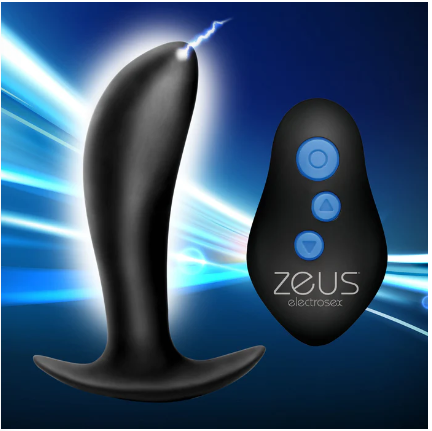 Zeus Electrosex - Pro-Shocker 8X Vibrating & E-Stim Silicone Prostate Plug