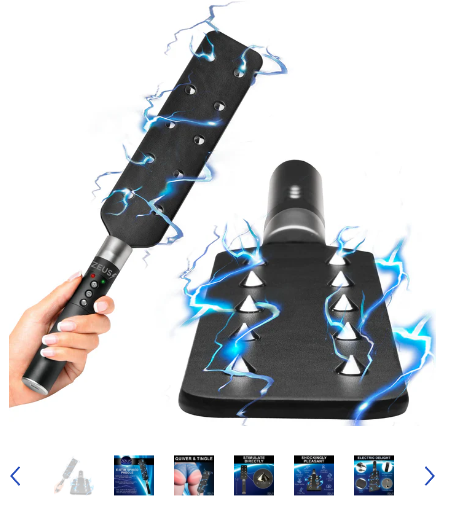 Zeus Electrosex - E-Stim Spiked Paddle