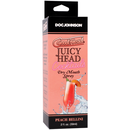 GoodHead - Juicy Head Cocktails Dry Mouth Spray - Peach Bellini