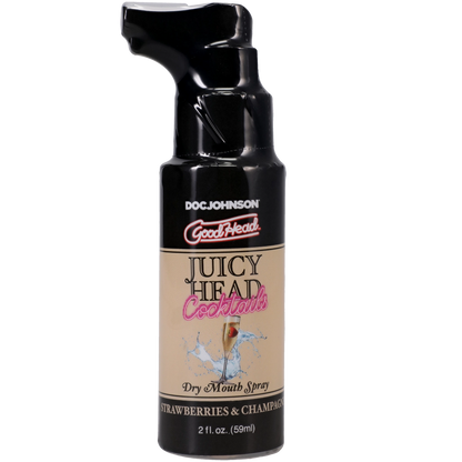GoodHead - Juicy Head - Cocktails - Dry Mouth Spray - Strawberries & Champagne - 2 fl. oz.
