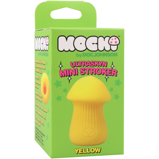 Doc Johnson Mochi - Mini ULTRASKYN Stroker, Yellow