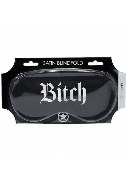 Shots - Ouch! - Bitch - Printed Mask - Satin - Black