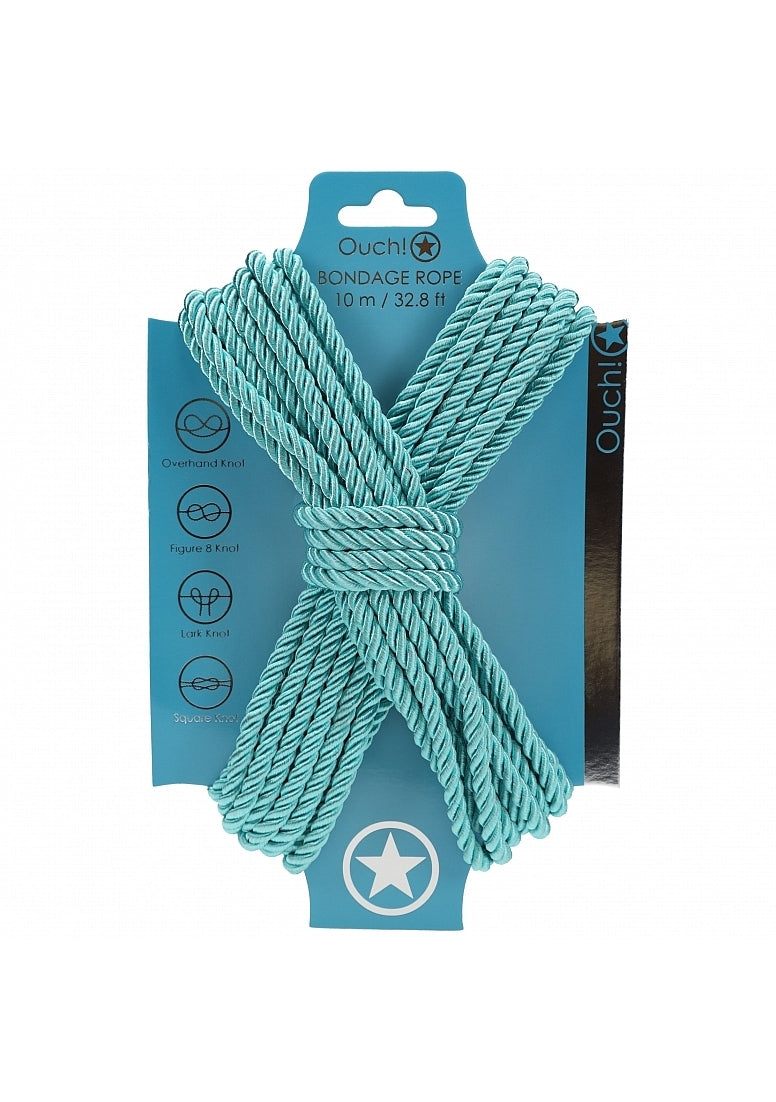 Shots - Ouch! Bondage Rope - 10 Meter - Nylon - Blue