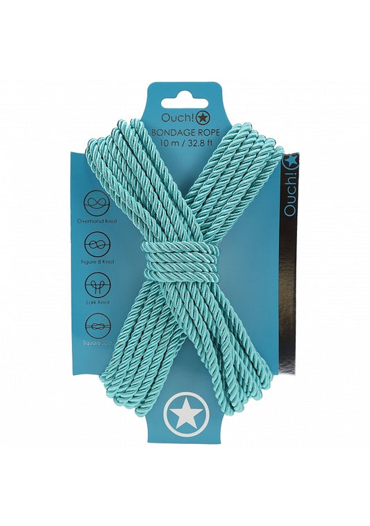 Shots - Ouch! Bondage Rope - 10 Meter - Nylon - Blue