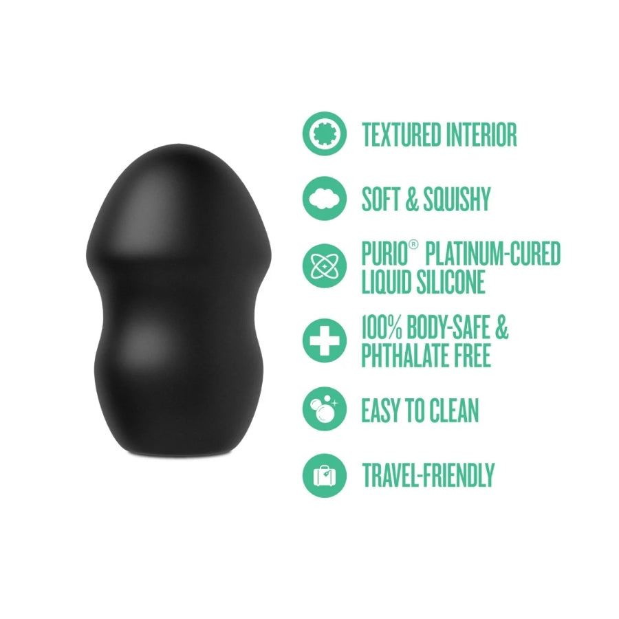 Blush - URSELF - Fortify Silicone FTM Masturbation Stroker - Black