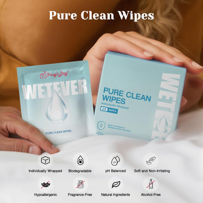 Wetever - Individually Wrapped Clean Wipes - 20 wipes