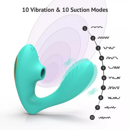 OG Clitoral Sucking Vibrator Teal