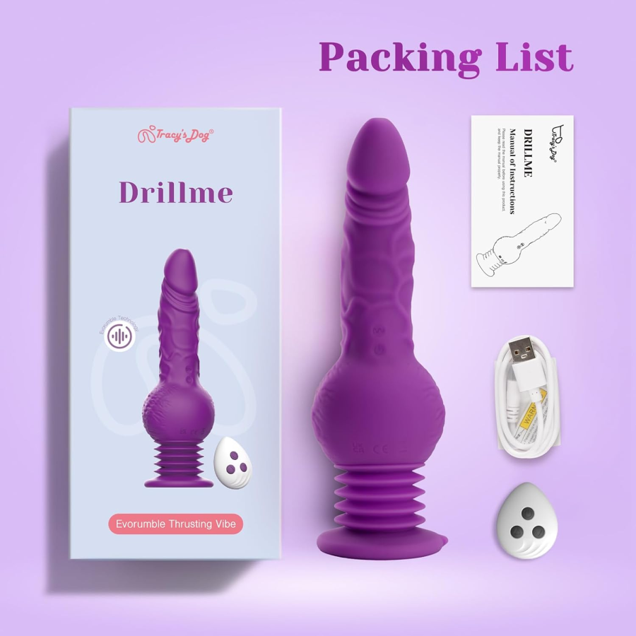 Tracy's Drillme Realistic Dildo Vibrator AI version