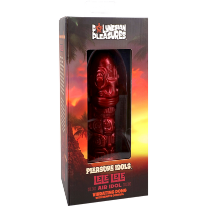 Pleasure Idols - Lele Lele Air Idol - Rechargeable with Remote, Wood Bronze