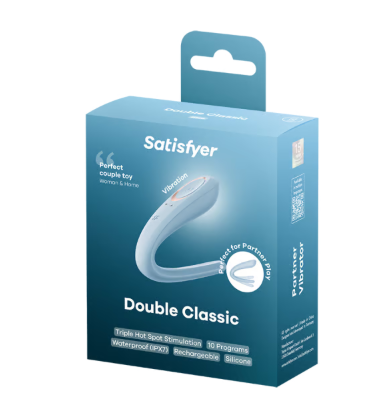 Satisfyer Double Classic Light Blue