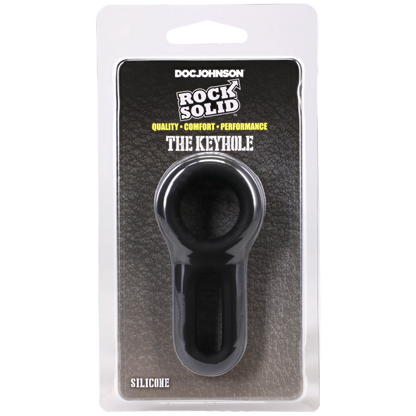 Rock Solid - The Keyhole - Silicone C-Ring Black