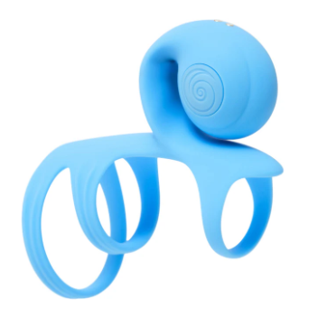 SVibe Snail JOVI Arc Couples Ring, Blue Haze