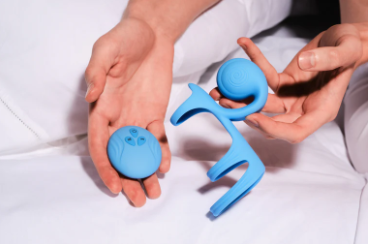SVibe Snail JOVI Arc Couples Ring, Blue Haze