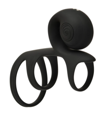 SVibe Snail JOVI Arc Couples Ring, Noir Haze