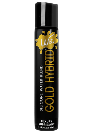 WET Gold Hybrid Water Silicone Blend 1 Fl.oz/30mL