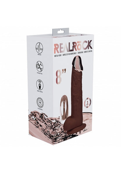 Shots - RealRock - Metalhead - Regular Straight with Balls 8" - Brown