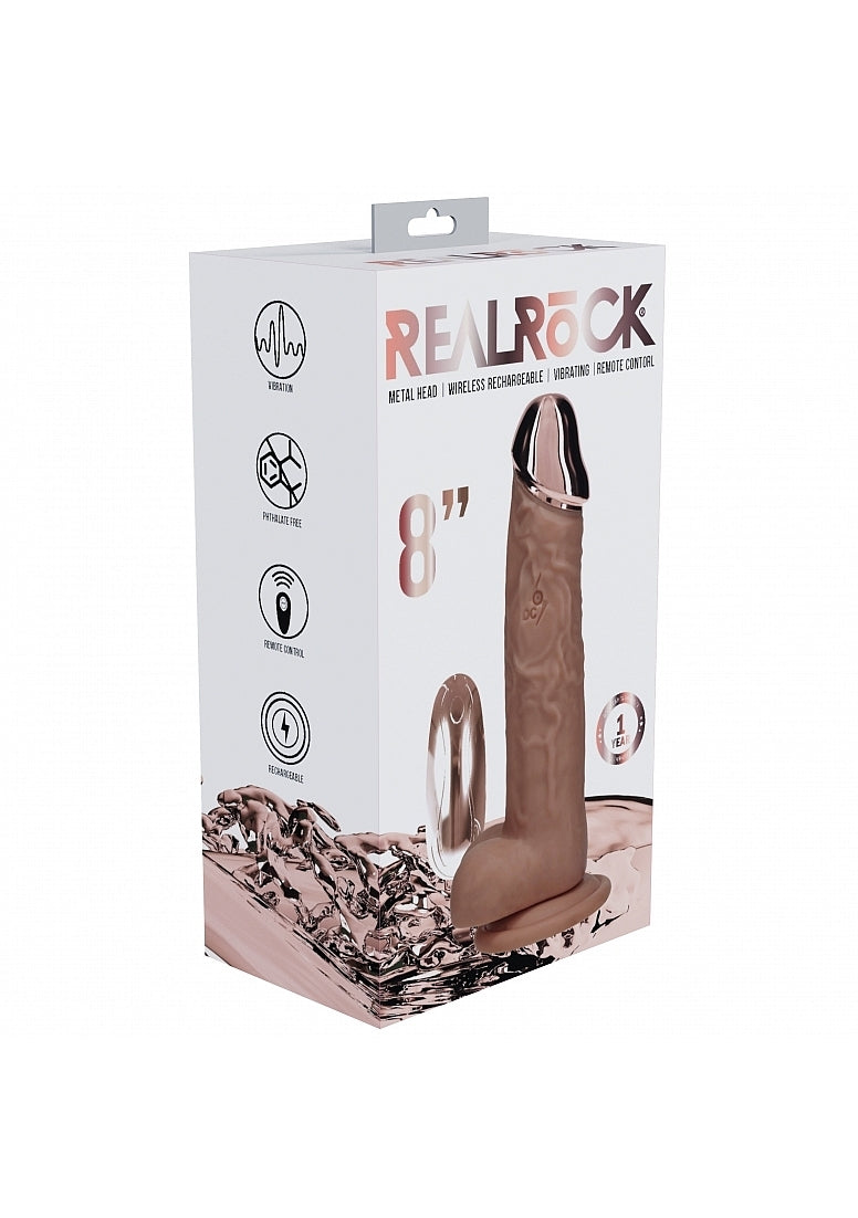 Shots - RealRock - Metalhead - Regular Straight with Balls 8" - Tan
