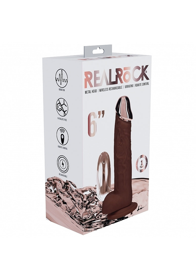 Shots - RealRock - Metalhead - Regular Straight with Balls 6" - Brown