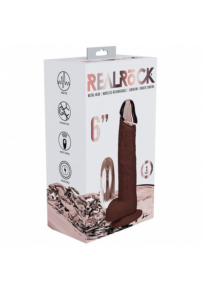 Shots - RealRock - Metalhead - Regular Straight with Balls 6" - Brown
